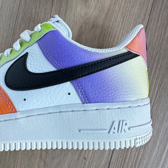 ⭐⭐Nike Air Force 1 Low 07 Sz 5 Mens Shoes Sneaker Purple Multi Ombre FD0801-100⭐ - Picture 5 of 7